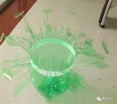 塑料瓶制作花篮的过程
