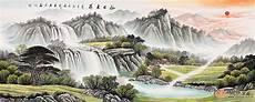 在家挂山水画好